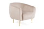 Atelier Del Sofa Sillón Orejero Beige 70x82x82 cm
